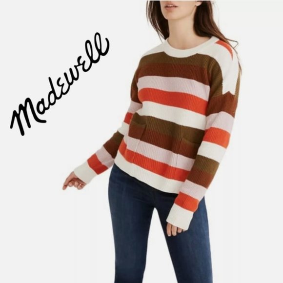 Madewell patch pocket striped sweater - Picture 6 of 11